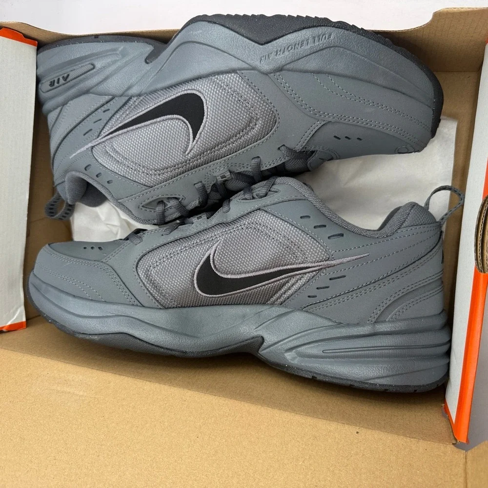 Nike Air Monarch IV Shoes Mens Size 11.5 Dark Grey Black Training 415445-020